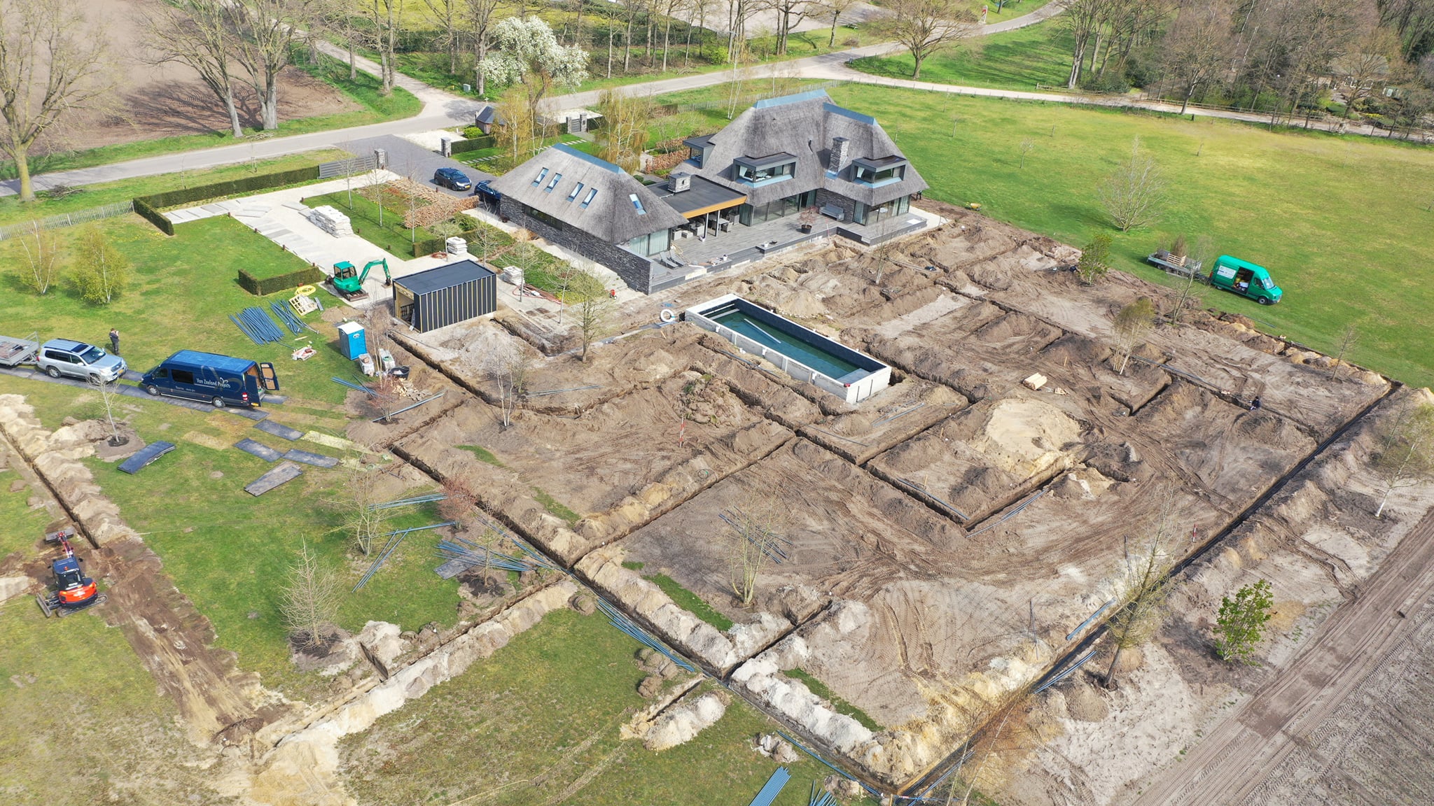 Beregeningsinstallatie tuin Van Zeeland Watertechniek